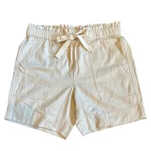 Women’s Frye x Anthropologie Tan Pascale Paperbag High Waist Shorts Size 26